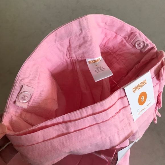5/$25 Gymboree Pink Corduroy Pleated Skirt - Picture 3 of 4